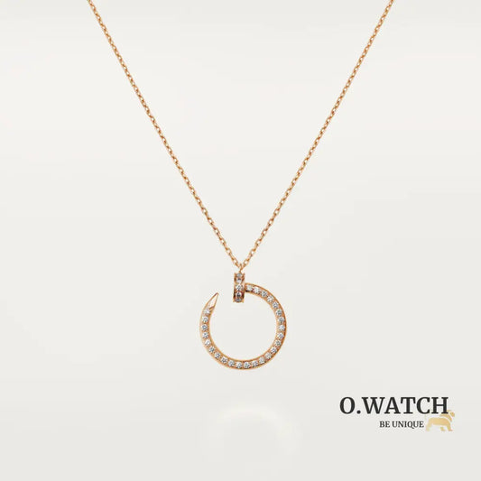 COLLIER CARTIER JUSTE UN CLOU FULL STRASS-ROSE-GOLD