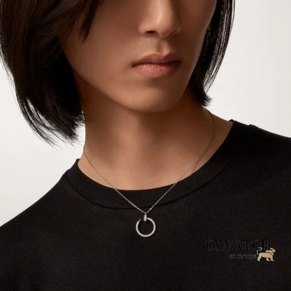 COLLIER CARTIER JUSTE UN CLOU FULL STRASS WHITE-GOLD