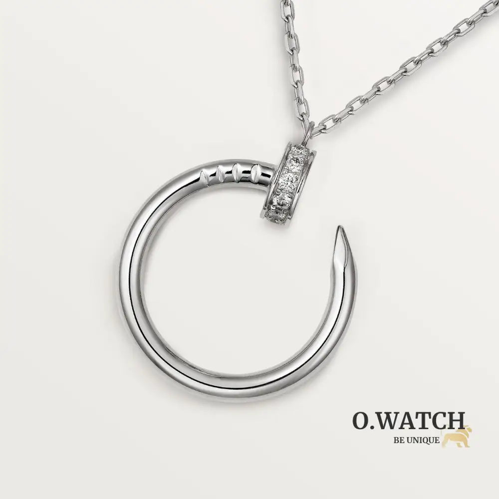 COLLIER CARTIER JUSTE UN CLOU FULL STRASS WHITE-GOLD