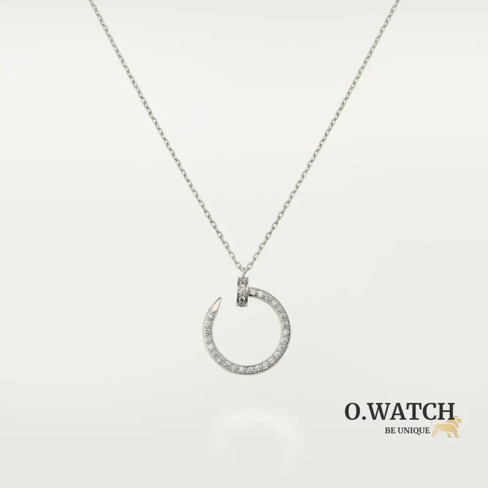 COLLIER CARTIER JUSTE UN CLOU FULL STRASS-WHITE-GOLD