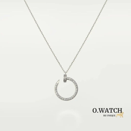 COLLIER CARTIER JUSTE UN CLOU FULL STRASS-WHITE-GOLD