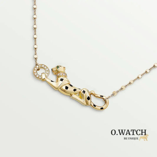 COLLIER CARTIER PANTHERE PENDENTIF AVEC STRASS-GOLD