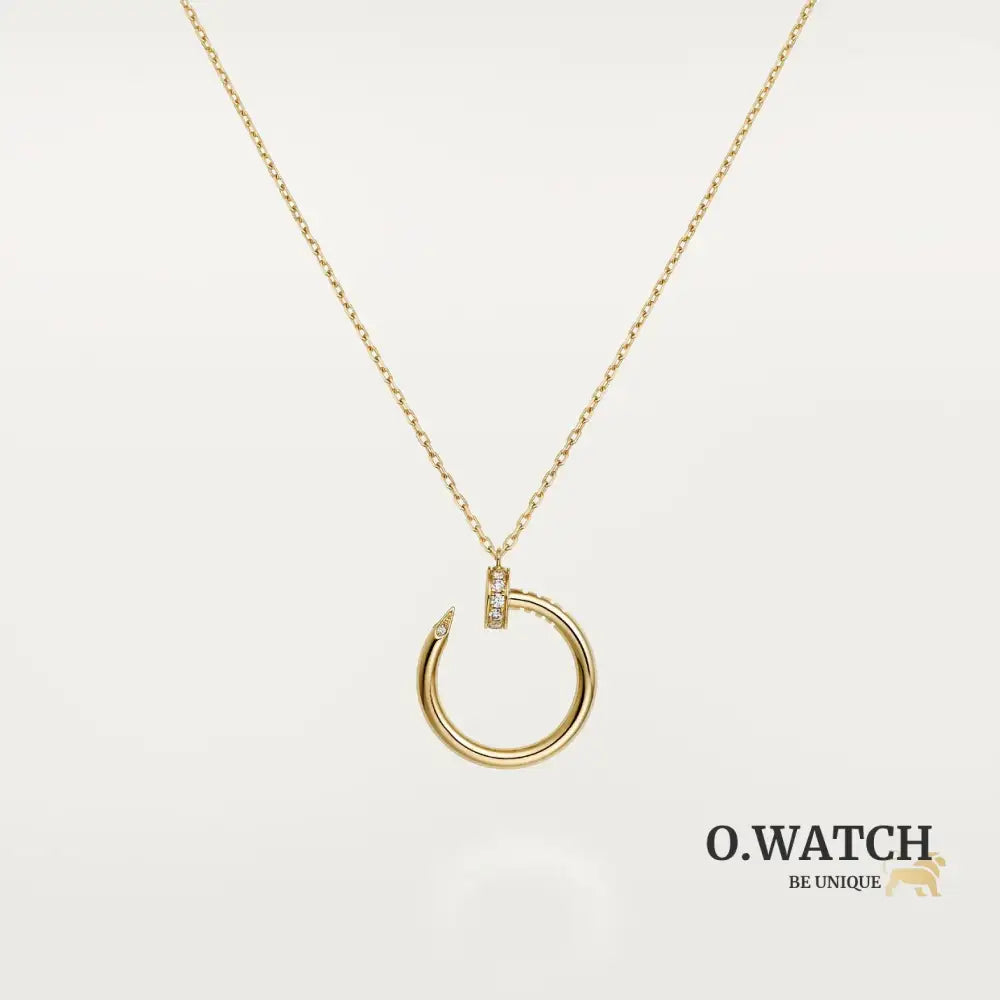 COLLIER CARTIER PENDENTIF JUST UN CLOU DIAMANTS GOLD