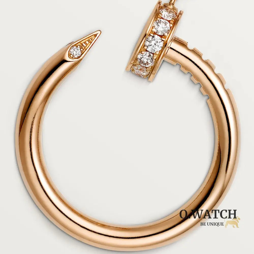 COLLIER CARTIER PENDENTIF JUST UN CLOU DIAMANTS ROSE GOLD
