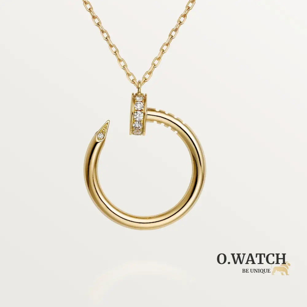 COLLIER CARTIER PENDENTIF JUST UN CLOU DIAMANTS ROSE GOLD