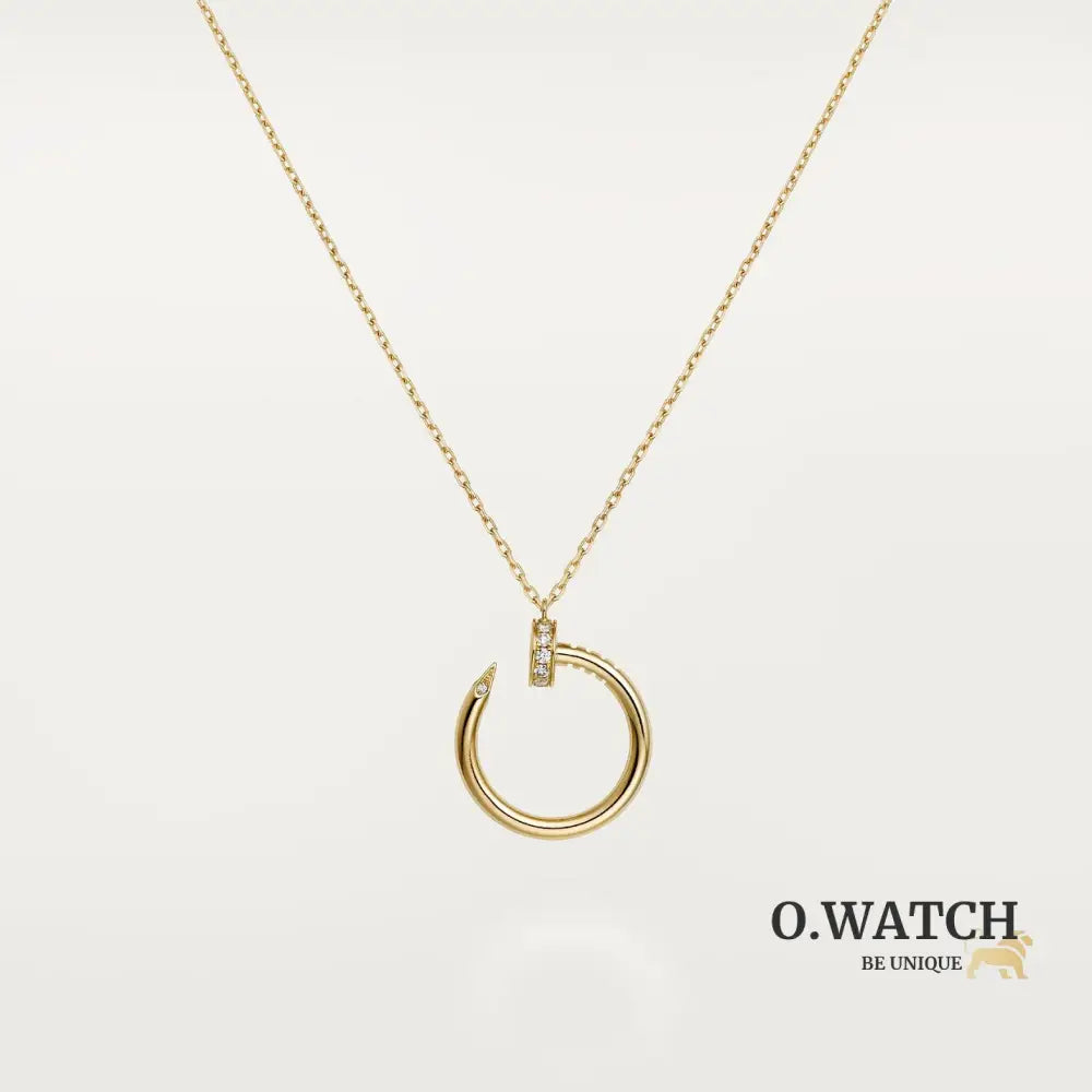 COLLIER CARTIER PENDENTIF JUST UN CLOU DIAMANTS ROSE GOLD