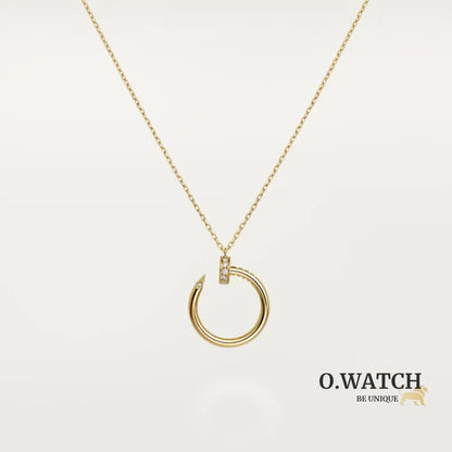 COLLIER CARTIER PENDENTIF JUST UN CLOU DIAMANTS ROSE GOLD