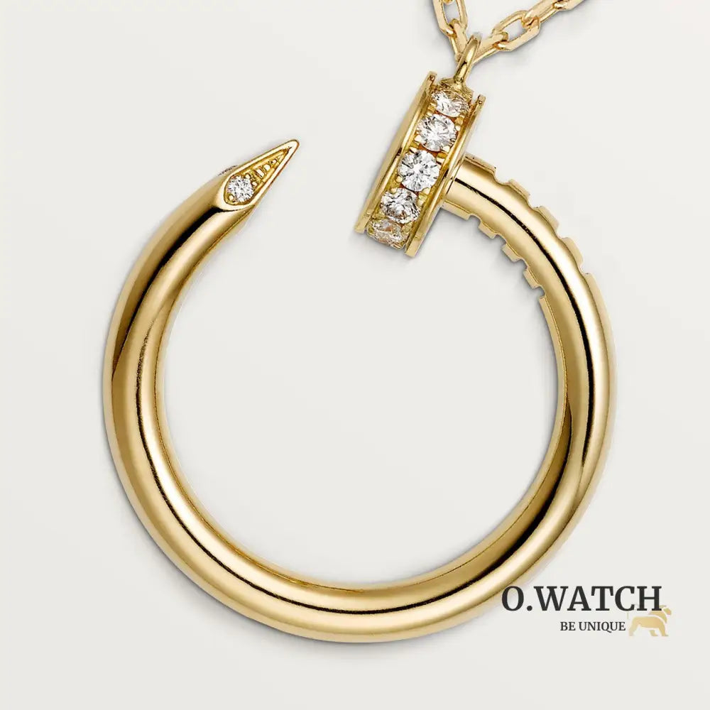 COLLIER CARTIER PENDENTIF JUST UN CLOU DIAMANTS ROSE GOLD