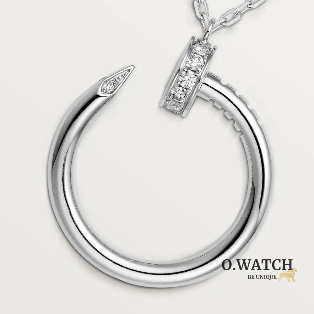 COLLIER CARTIER PENDENTIF JUST UN CLOU DIAMANTS WHITE GOLD