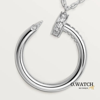 COLLIER CARTIER PENDENTIF JUST UN CLOU DIAMANTS WHITE GOLD