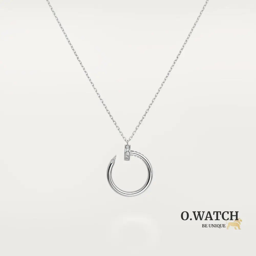 COLLIER CARTIER PENDENTIF JUST UN CLOU DIAMANTS WHITE GOLD