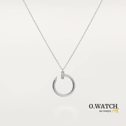 COLLIER CARTIER PENDENTIF JUST UN CLOU DIAMANTS WHITE GOLD