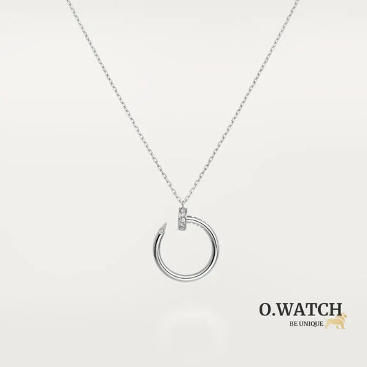 COLLIER CARTIER PENDENTIF JUST UN CLOU DIAMANTS WHITE GOLD
