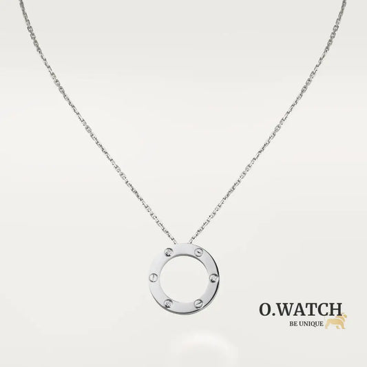 COLLIER CARTIER PENDENTIF LOVE 3 DIAMONDS GOLD