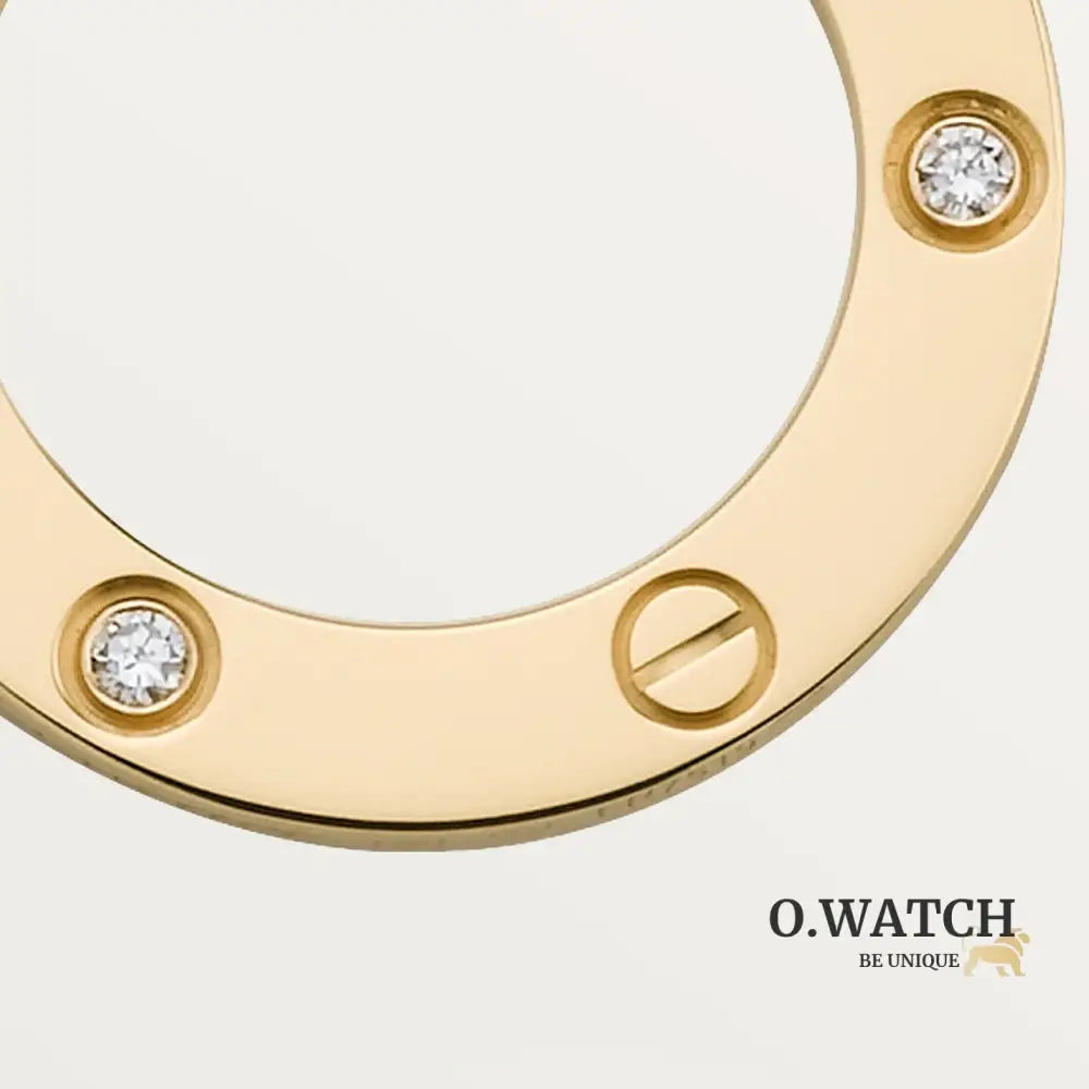 COLLIER CARTIER PENDENTIF LOVE 3 DIAMONDS GOLD