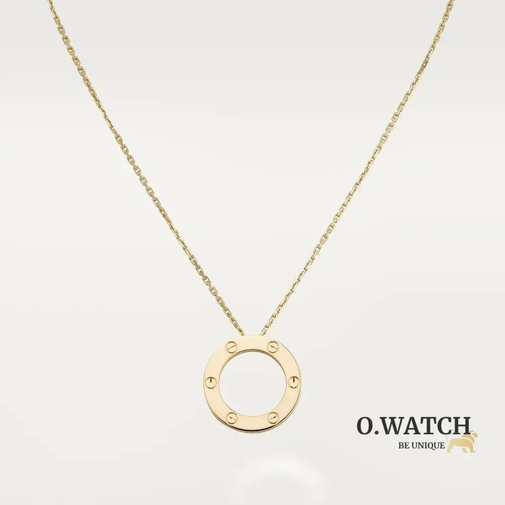 COLLIER CARTIER PENDENTIF LOVE GOLD