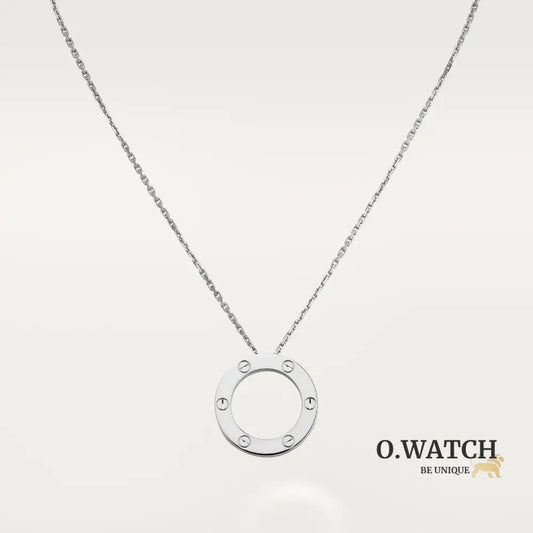 COLLIER CARTIER PENDENTIF LOVE WHITE GOLD