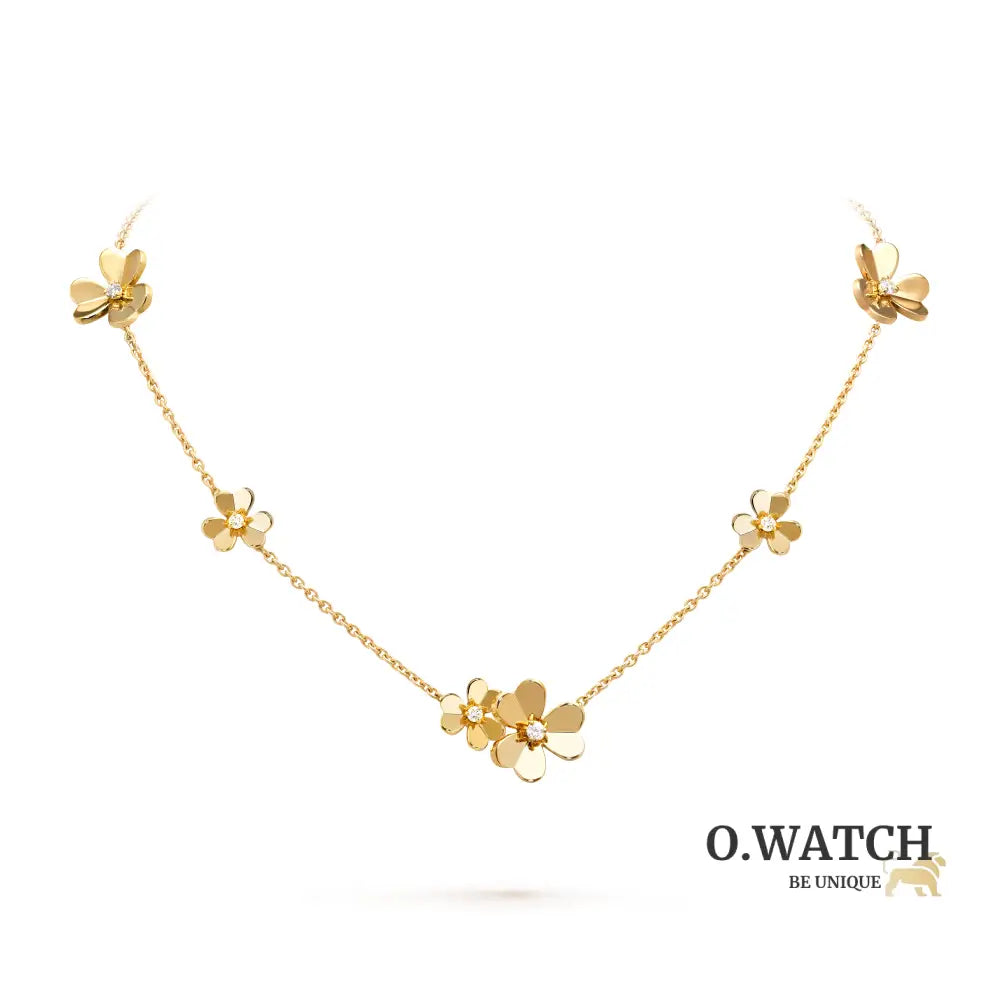 Collier Frivole 9 Fleurs Gold