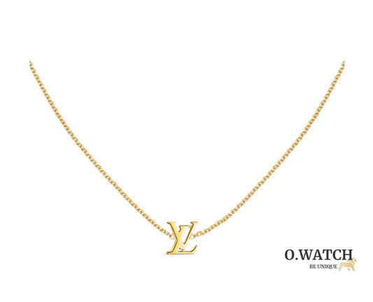 COLLIER LOUIS VUITTON LV PENDENTIF GOLD Taille unique Collier