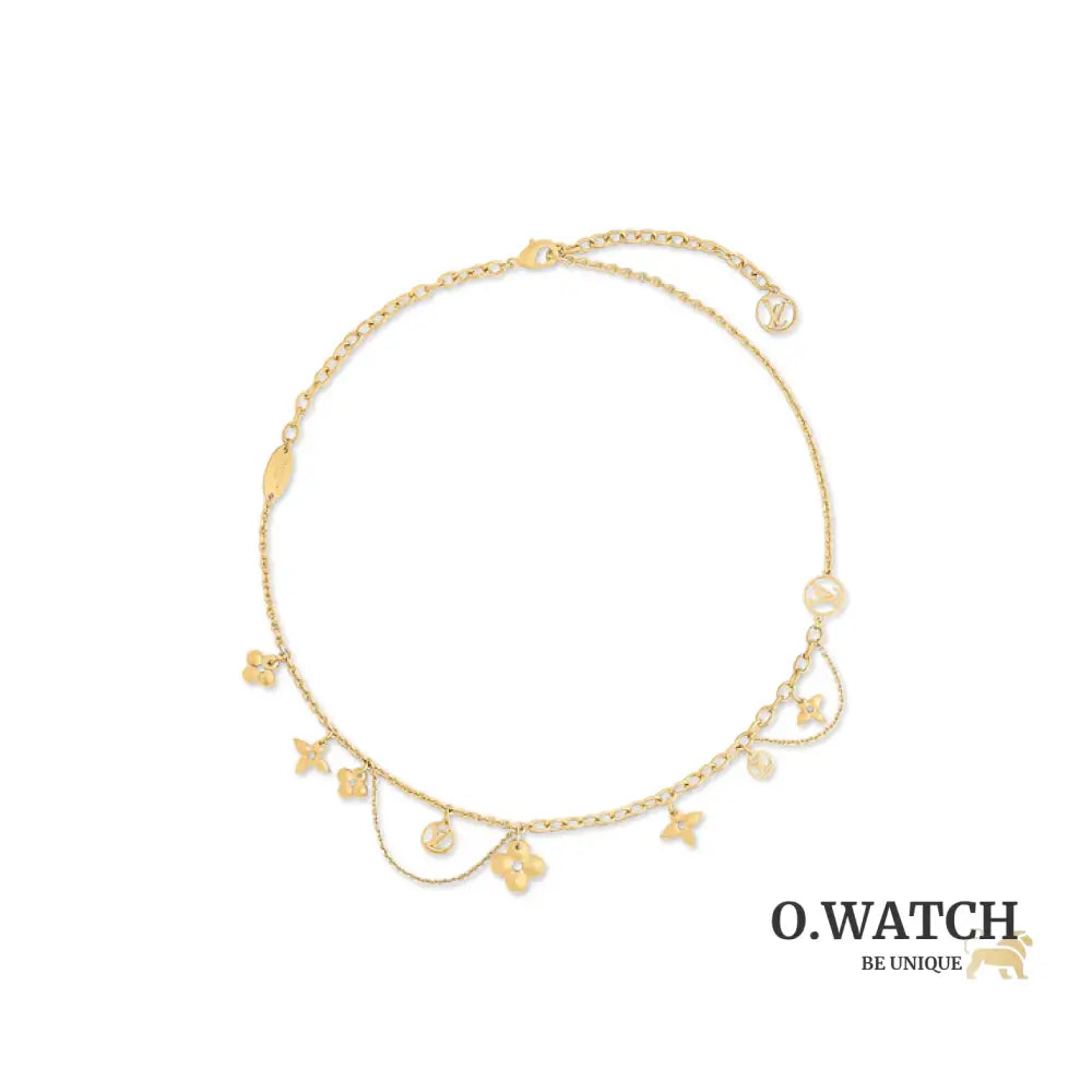 COLLIER LOUIS VUITTON SOUPLE BLOOMING GOLD