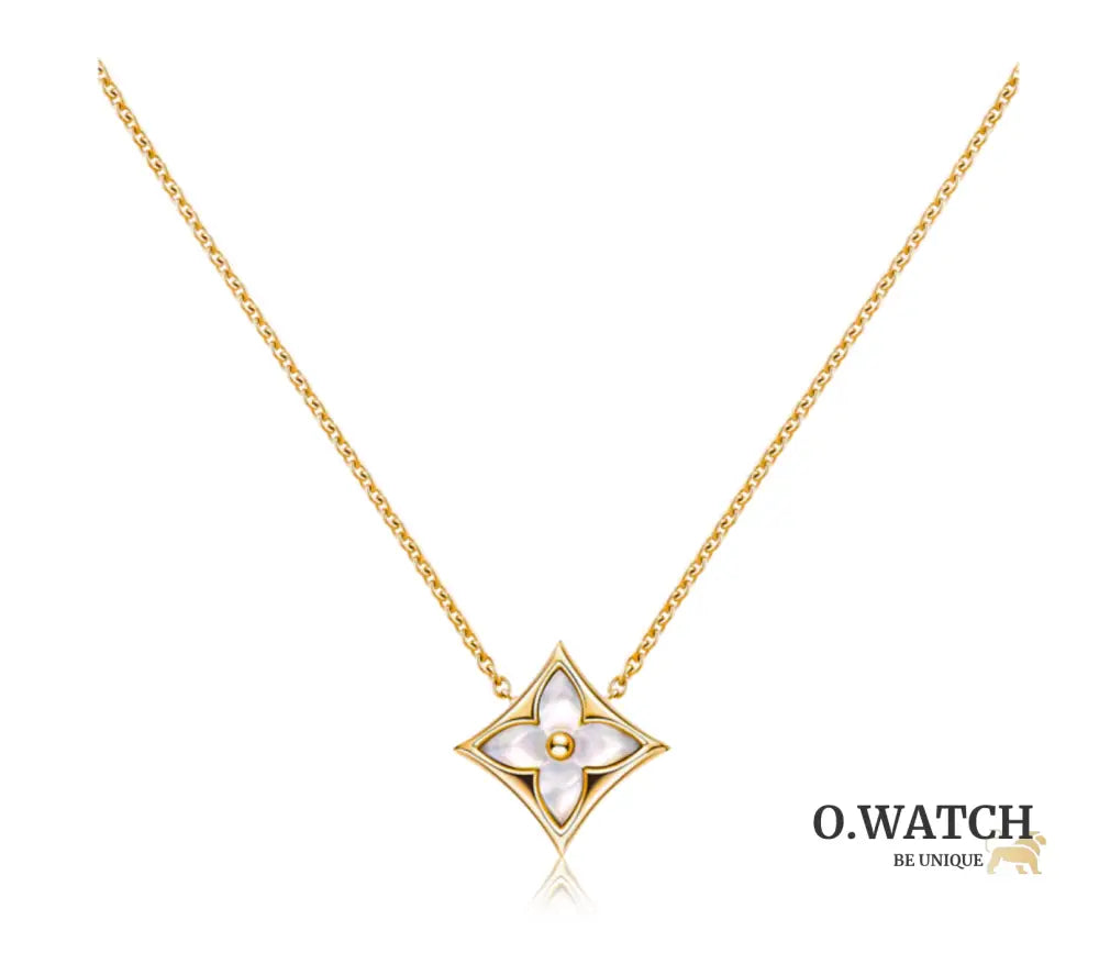 COLLIER LOUIS VUITTON STAR PENDENTIF GOLD Taille unique Collier