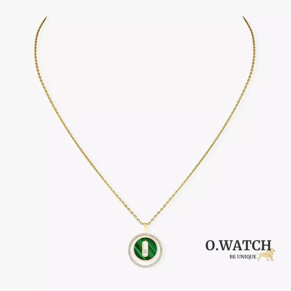 COLLIER MESSIKA LUCKY MOVE SM MALACHITE GOLD