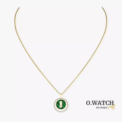 COLLIER MESSIKA LUCKY MOVE SM MALACHITE GOLD