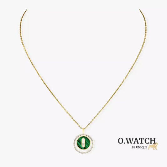COLLIER MESSIKA LUCKY MOVE SM MALACHITE GOLD