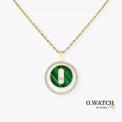 COLLIER MESSIKA LUCKY MOVE SM MALACHITE GOLD