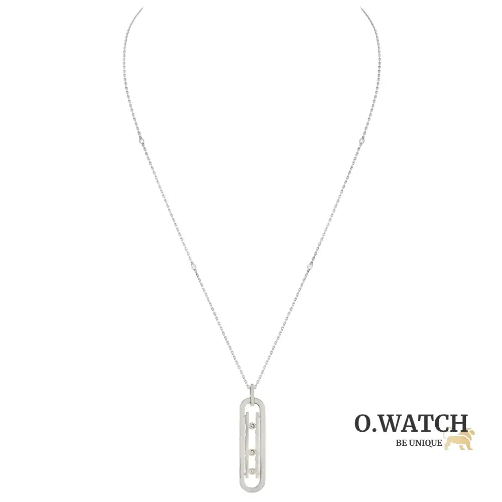 COLLIER MESSIKA MOVE 10TH SM NECKLACE WHITE GOLD