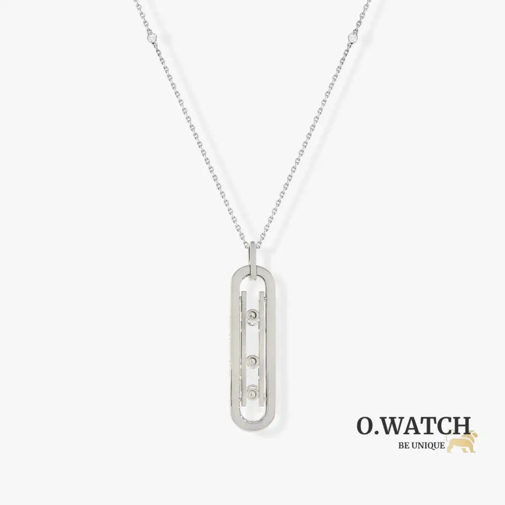 COLLIER MESSIKA MOVE 10TH SM NECKLACE WHITE GOLD