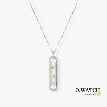 COLLIER MESSIKA MOVE 10TH SM NECKLACE WHITE GOLD