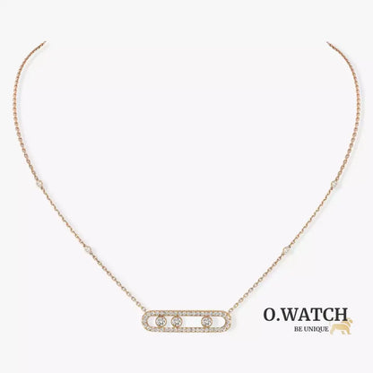 COLLIER MESSIKA MOVE PAVÉ ROSE GOLD