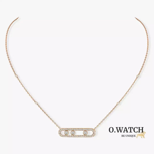 COLLIER MESSIKA MOVE PAVÉ ROSE GOLD