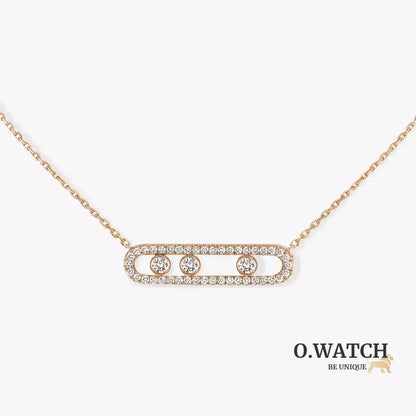 COLLIER MESSIKA MOVE PAVÉ ROSE GOLD