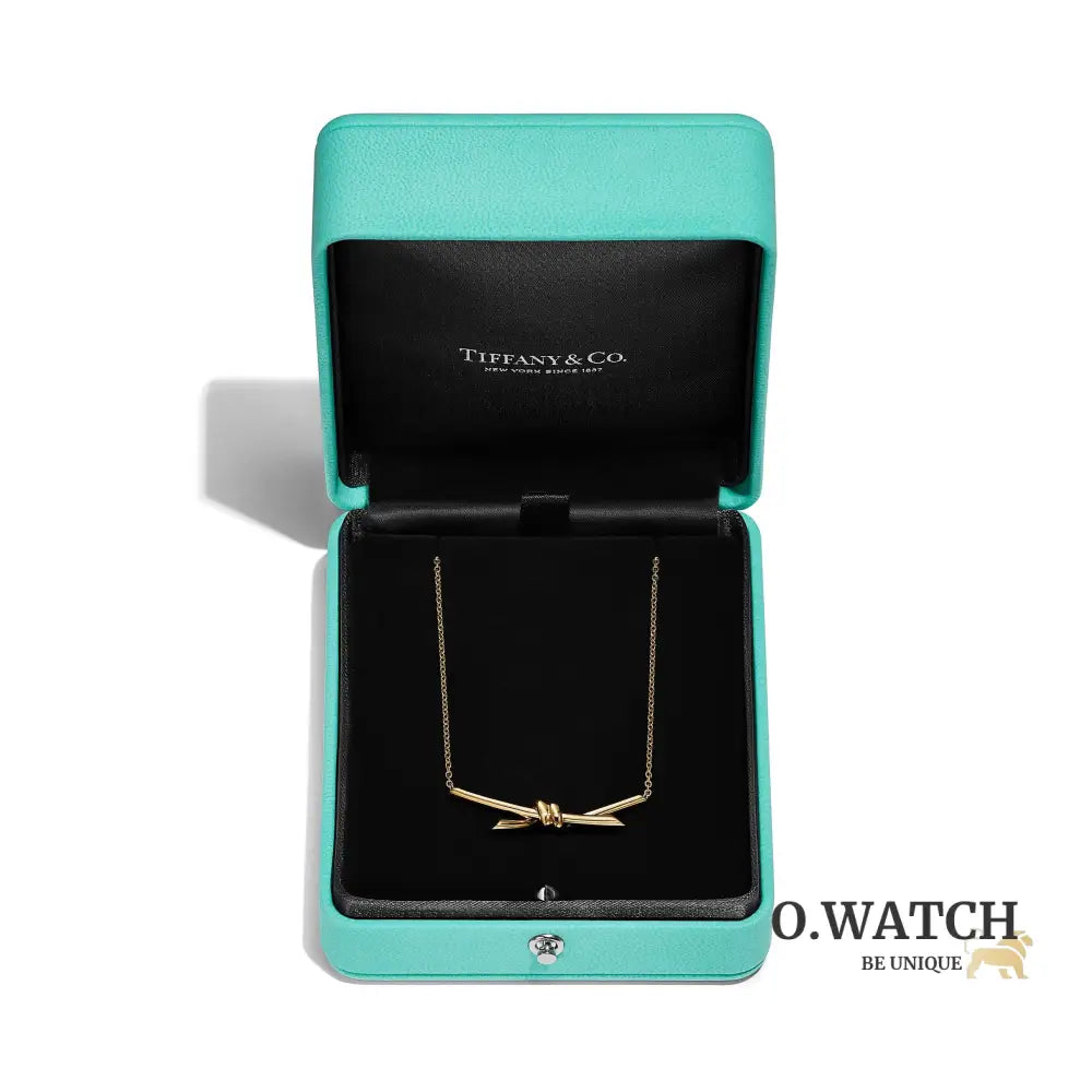 COLLIER TIFFANY & CO KNOT PENDENTIF-GOLD bague