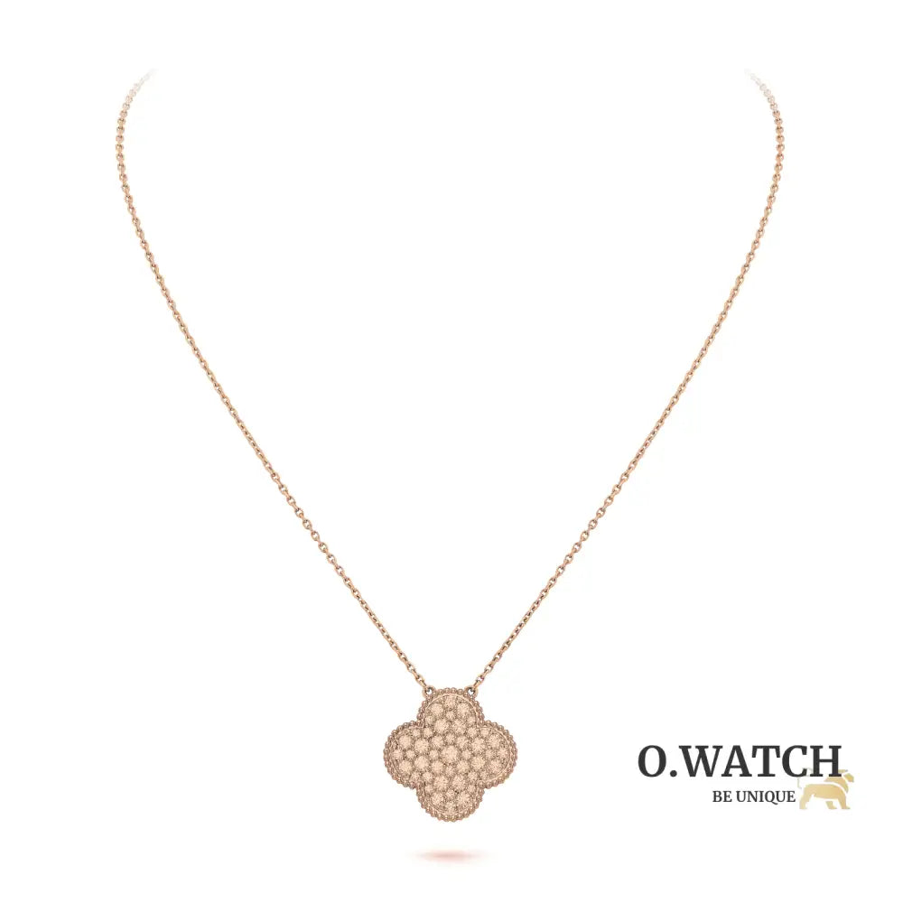 Collier Van Cleef Pendentif Magic Alhambra Rose Gold