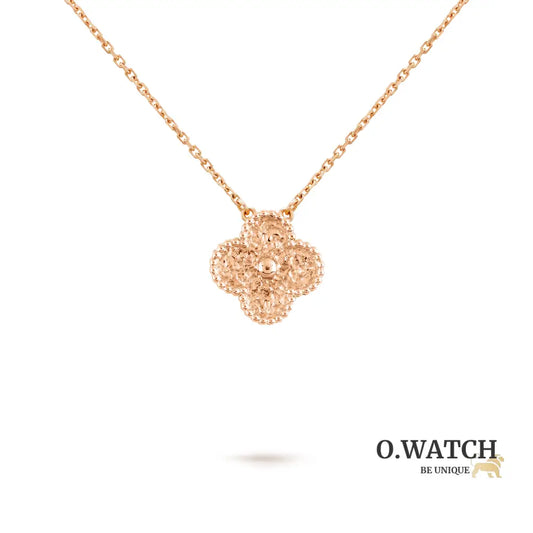 Collier Van Cleef Pendentif Sweet Alhambra Rose Gold