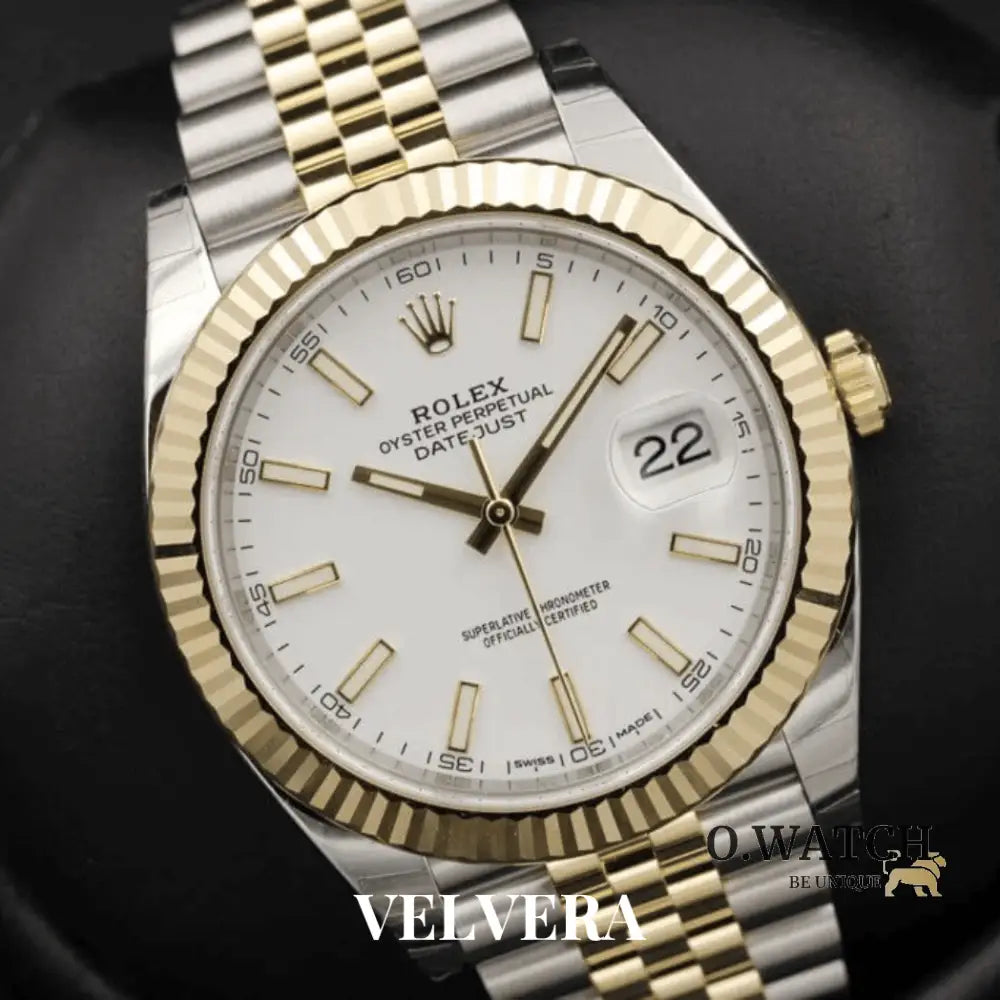 Date-Just 126333 Fond Blanc Jubilée 41mm