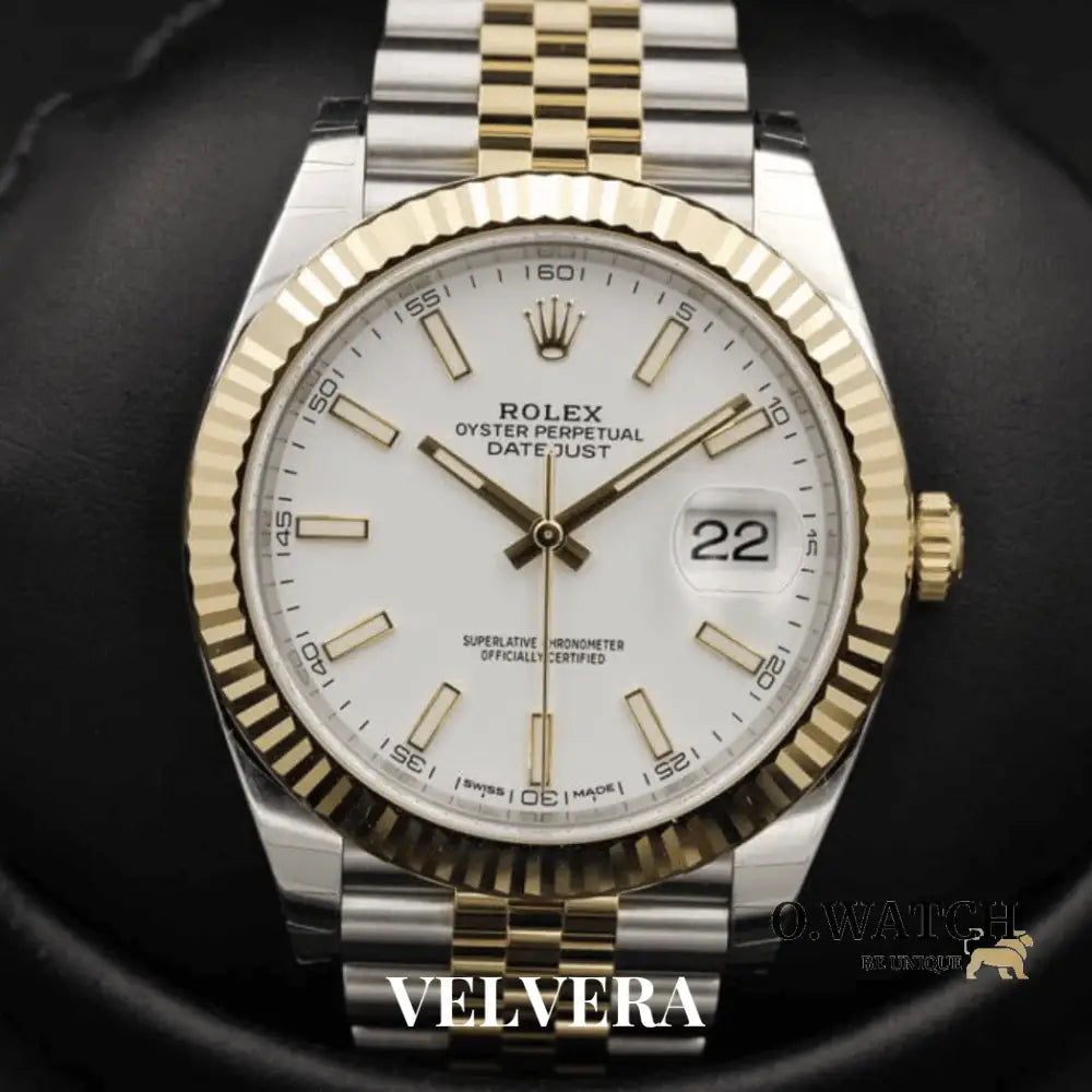 Date-Just 126333 Fond Blanc Jubilée 41mm