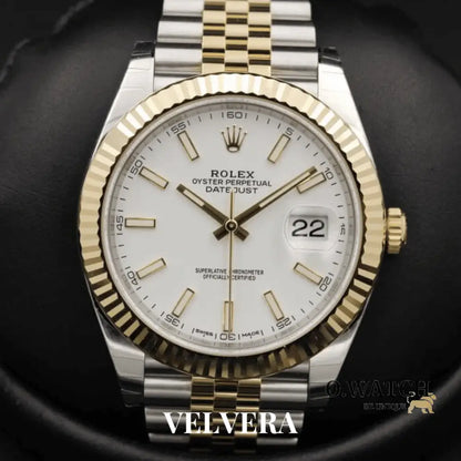 Date-Just 126333 Fond Blanc Jubilée 41mm