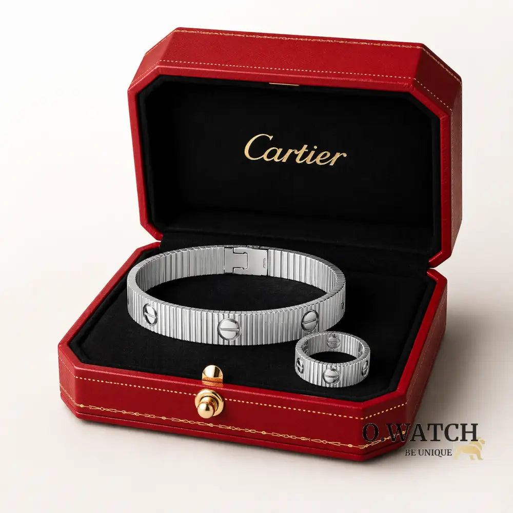 ENSEMBLE CARTIER LOVE UNLIMITED - Argent / 17cm / 5 - Bracelet