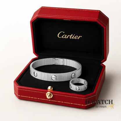 ENSEMBLE CARTIER LOVE UNLIMITED - Argent / 17cm / 5 - Bracelet