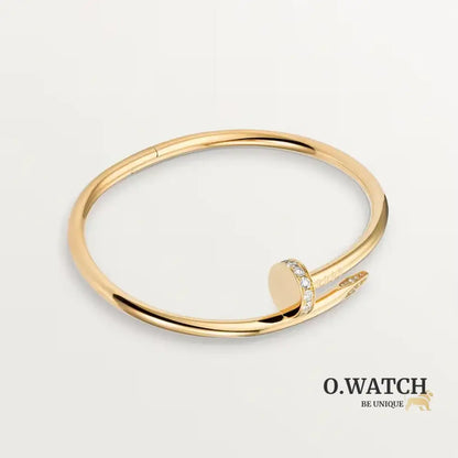 Ensemble de la collection « Juste un Clou » – bracelet et bague en diamants style classique Bracelet Cartier