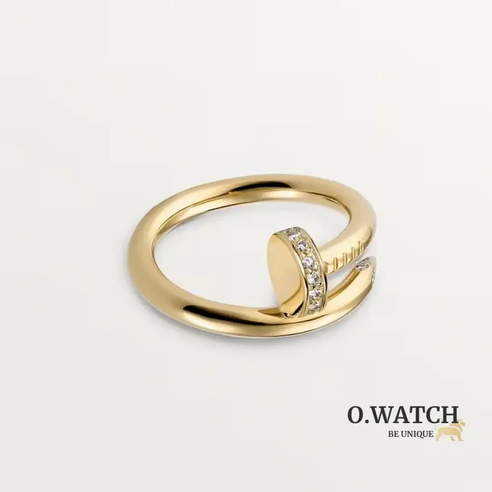 Ensemble de la collection « Juste un Clou » – bracelet et bague en diamants style classique Bracelet Cartier