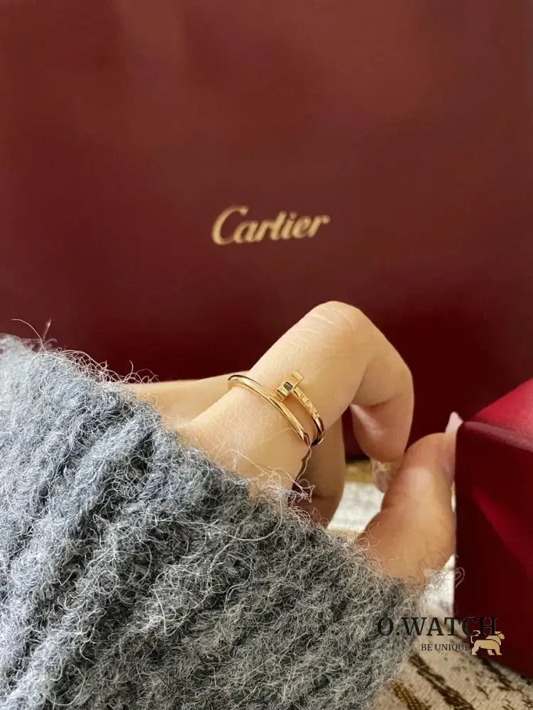 Ensemble de la collection « Juste un Clou » – bracelet et bague petit modèle Bracelet Cartier