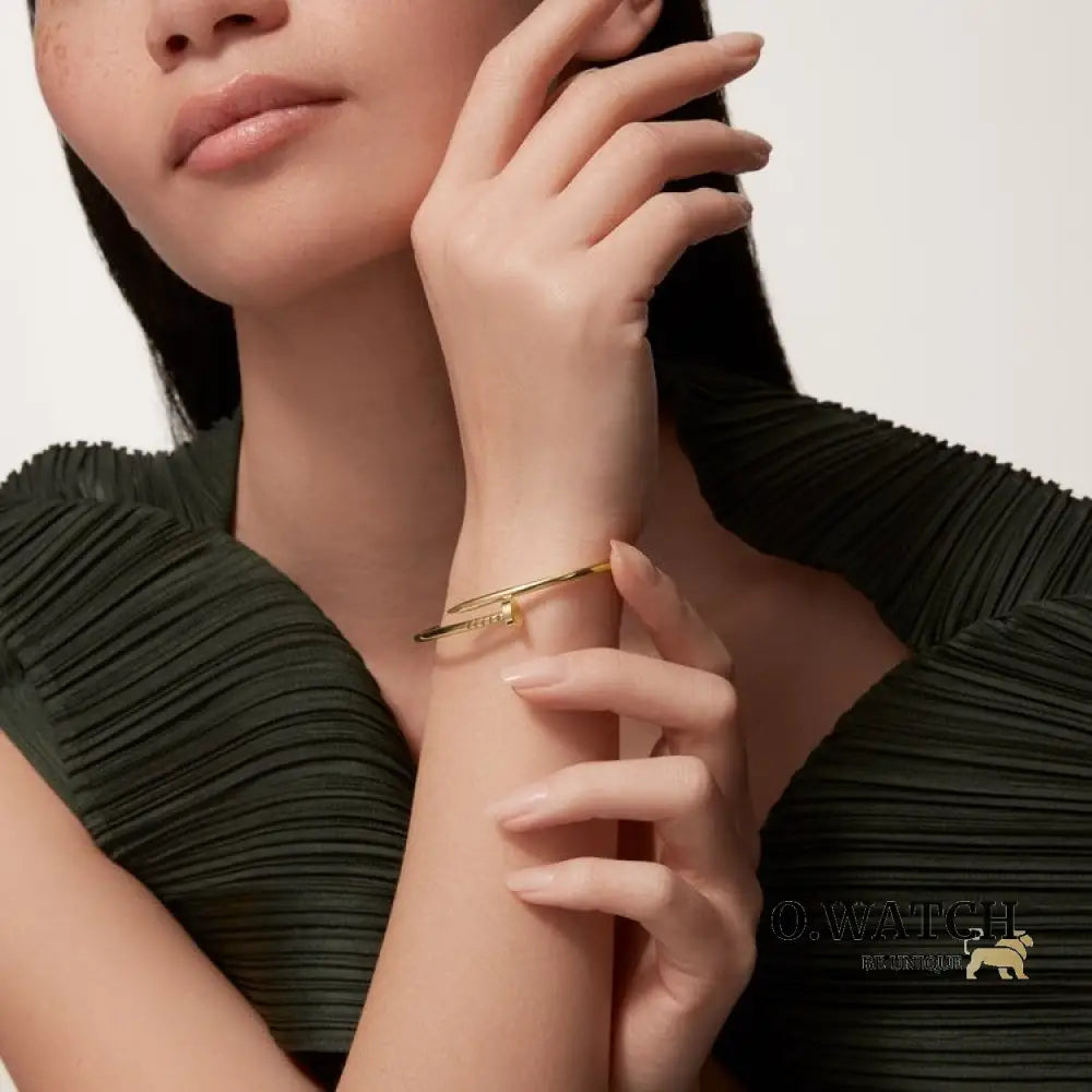 Ensemble de la collection « Juste un Clou » – bracelet et bague petit modèle Bracelet Cartier