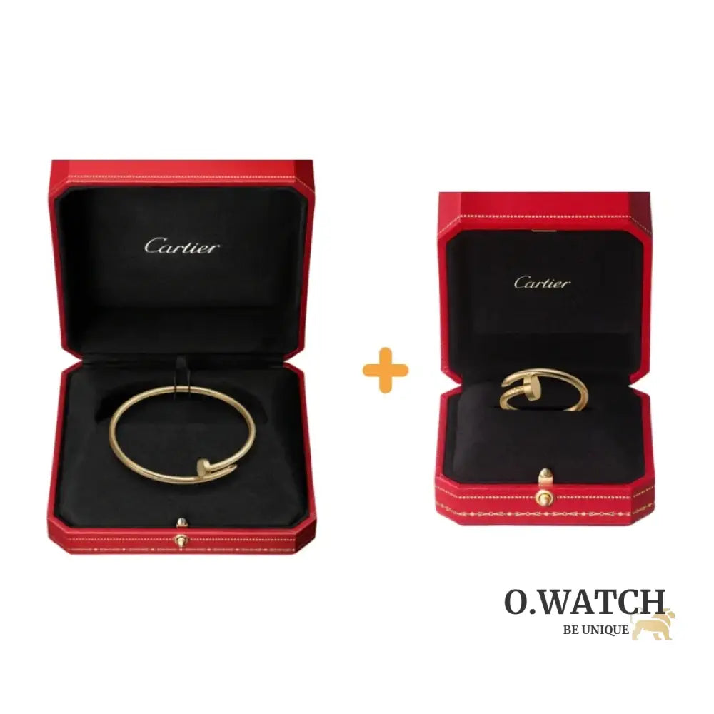 Ensemble de la collection « Juste un Clou » – bracelet et bague petit modèle Bracelet Cartier