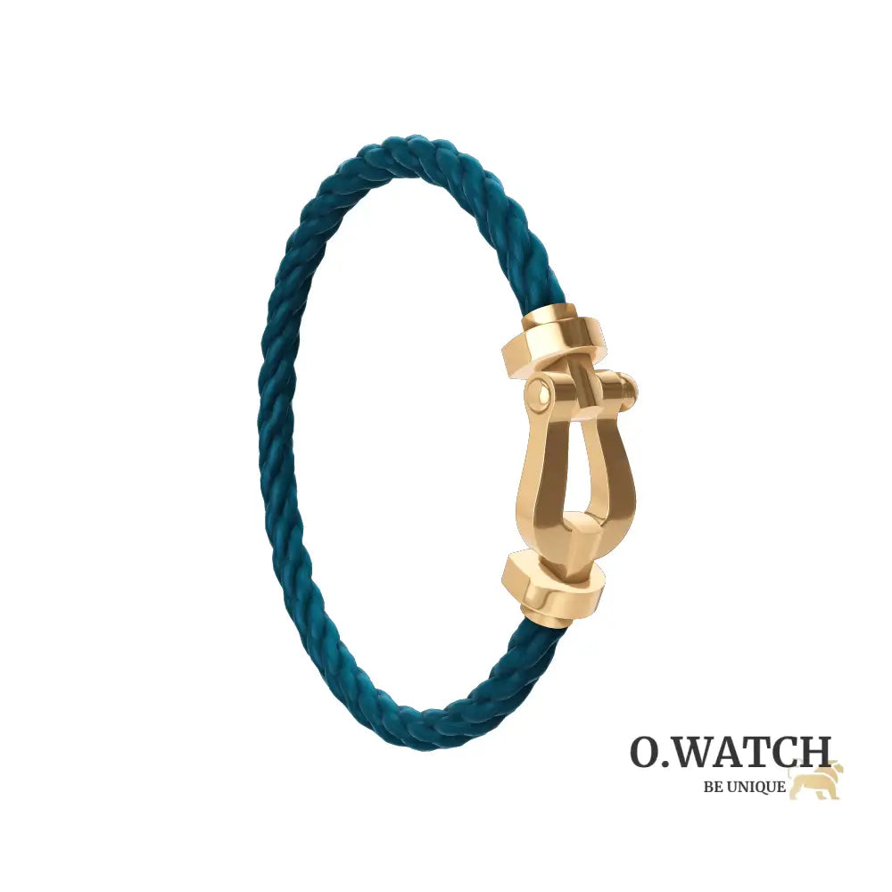 FRED FORCE GRAND MODÈLE BLEU GOLD Bracelet