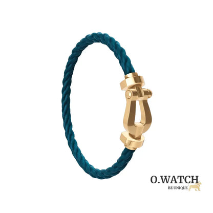 FRED FORCE GRAND MODÈLE BLEU GOLD Bracelet